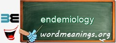 WordMeaning blackboard for endemiology